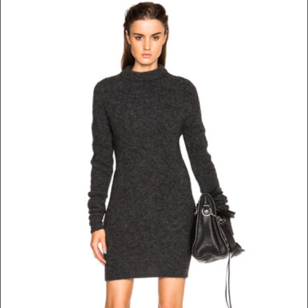 Acne Visa Mohair Dress Small New
